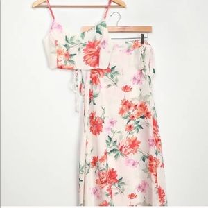 Lulu’s 2 Piece “Bloom w/ a view” maxi set